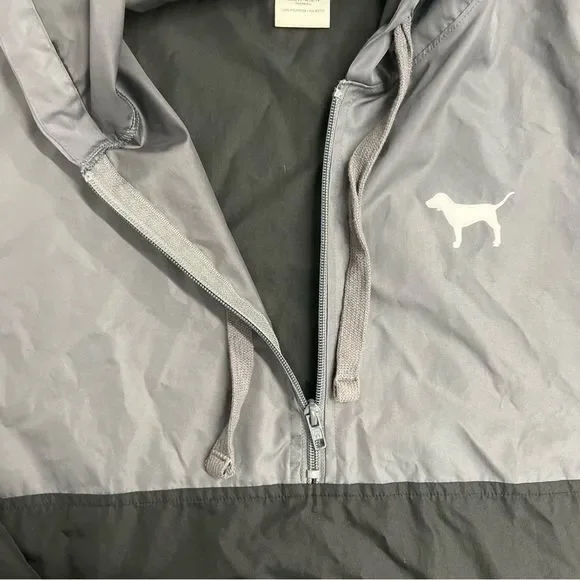 Black and Grey Lightweight Rain Jacket - Picture 3 of 6